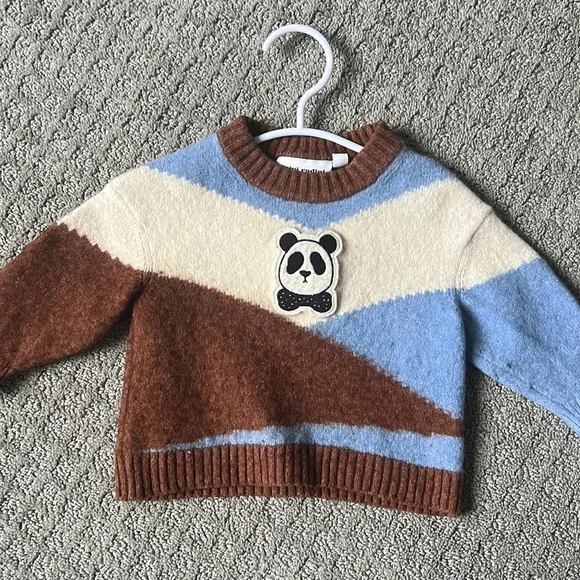 Mini Rodini Shirts Tops Mini Rodini Panda Sweater 886 Poshmark